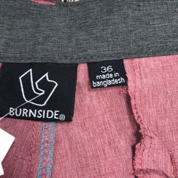 Burnside Hybrid Heathered Stretch Boardshorts - Picture 4 of 5